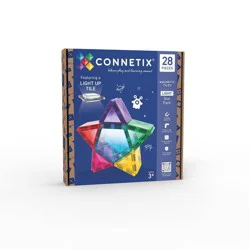CONNETIX Magnetic Tiles Light Star Pack 28pc