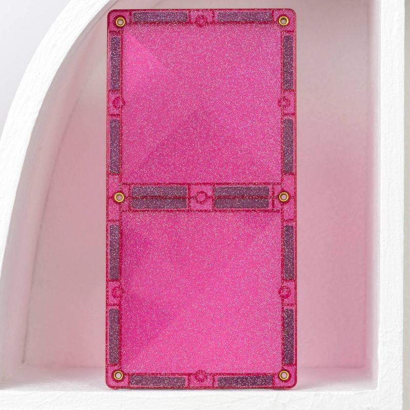 slide 8 of 10, CONNETIX Magnetic Tiles Glitter Unicorn Pack 56pc, 56 ct