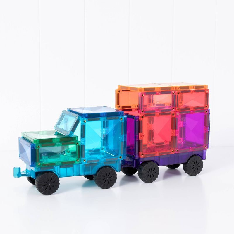 slide 6 of 10, CONNETIX Magnetic Tiles Bright Auto Pack Building Blocks 26pc: Educational Creative Thinking Set, 26 Pieces, 26 ct, 26 ct