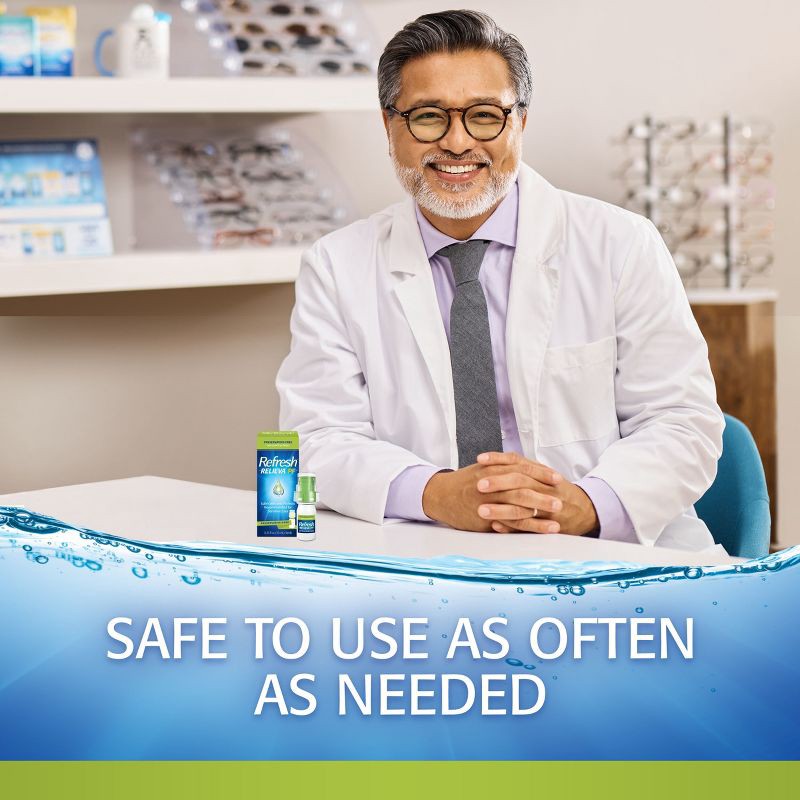 slide 8 of 13, Refresh Relieva PF Preservative-Free Artificial Tears Lubricant Eye Drops - 0.33 fl oz (10 mL), 0.33 fl oz, 10 ml