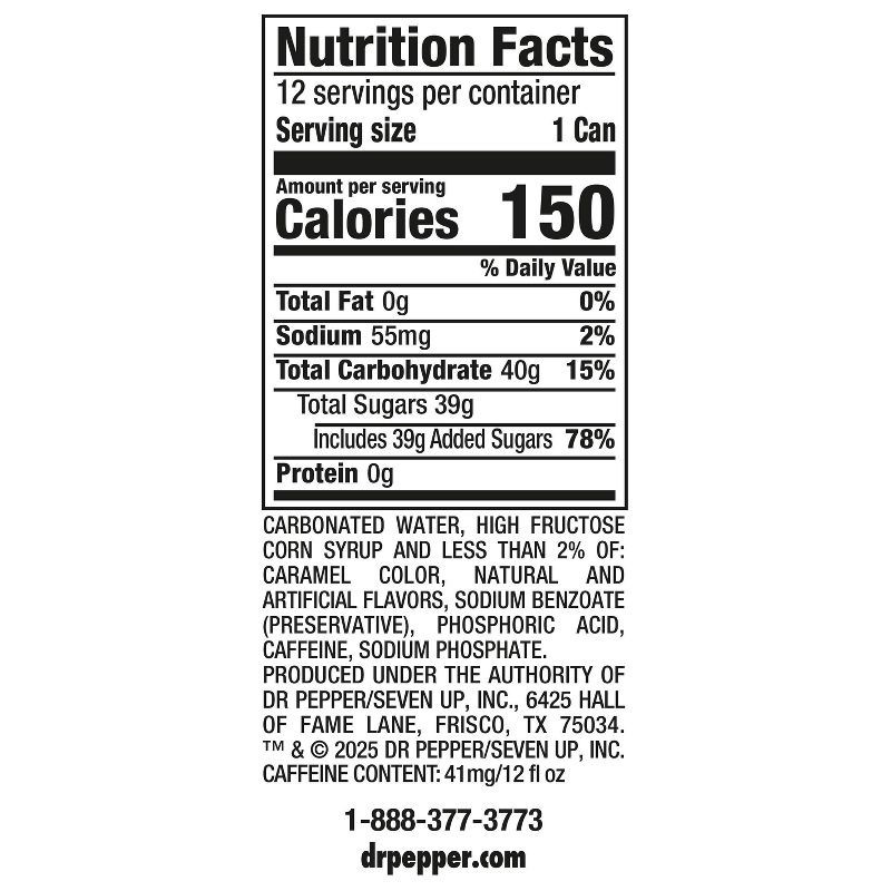 slide 8 of 9, Dr Pepper Blackberry Soda - 12pk/12 fl oz Cans, 12 ct; 12 fl oz