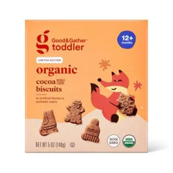 Organic Cocoa Toddler Biscuits - 5oz - Good & Gather™