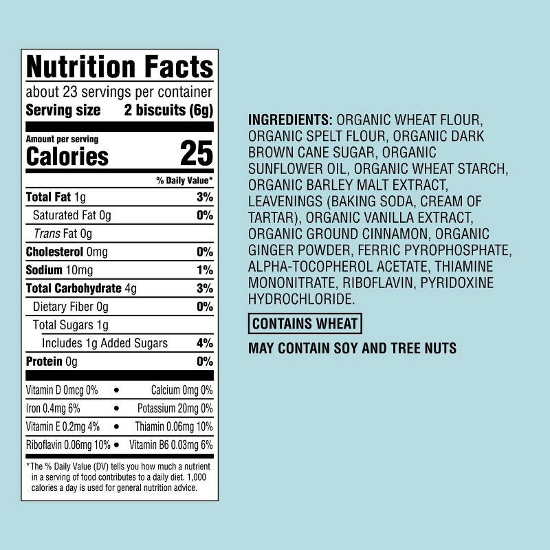 slide 4 of 4, Organic Vanilla & Spice Toddler Biscuits - 5oz - Good & Gather™, 5 oz