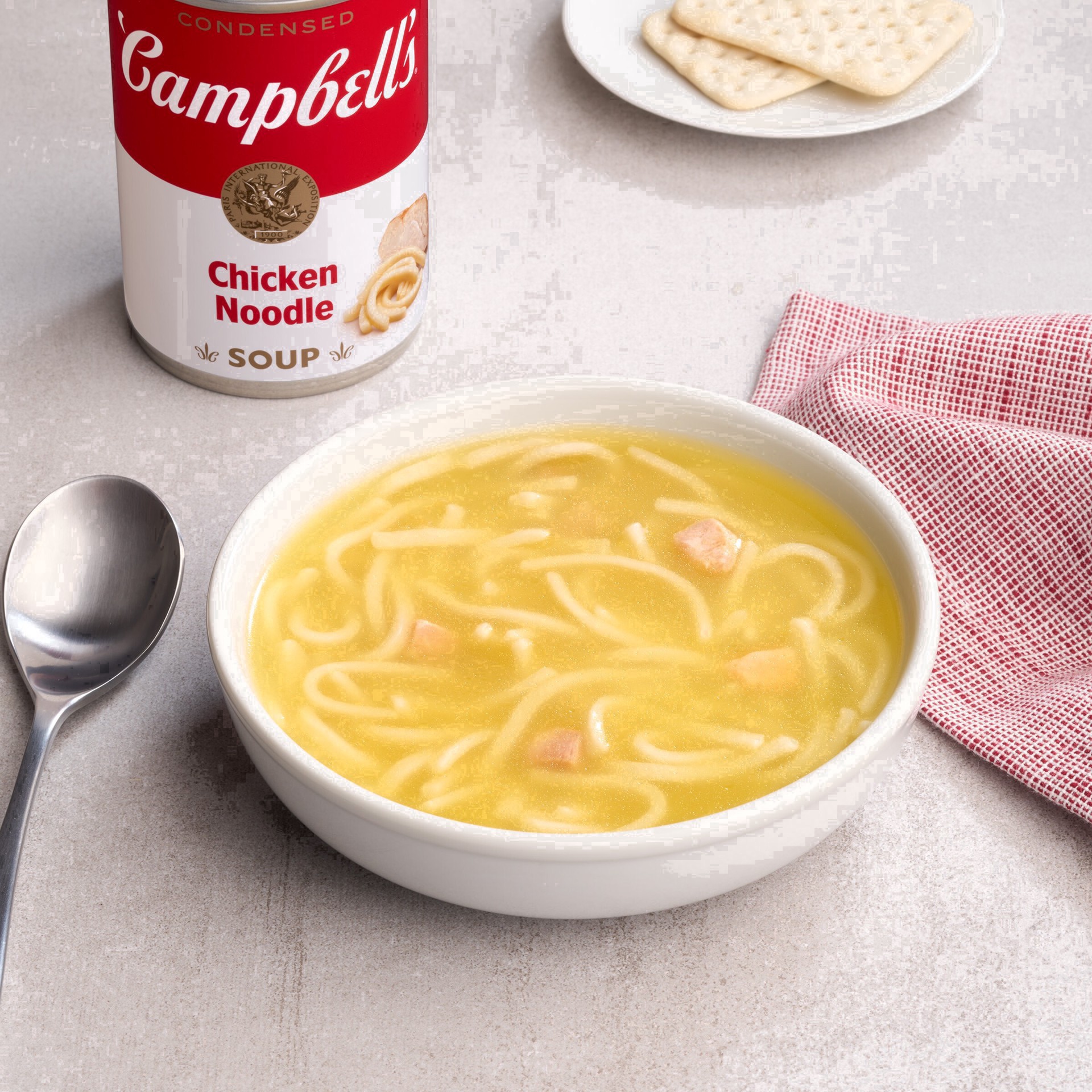 slide 25 of 96, Campbell's Condensed Chicken Noodle Soup (Pack of 4), 10.75 oz