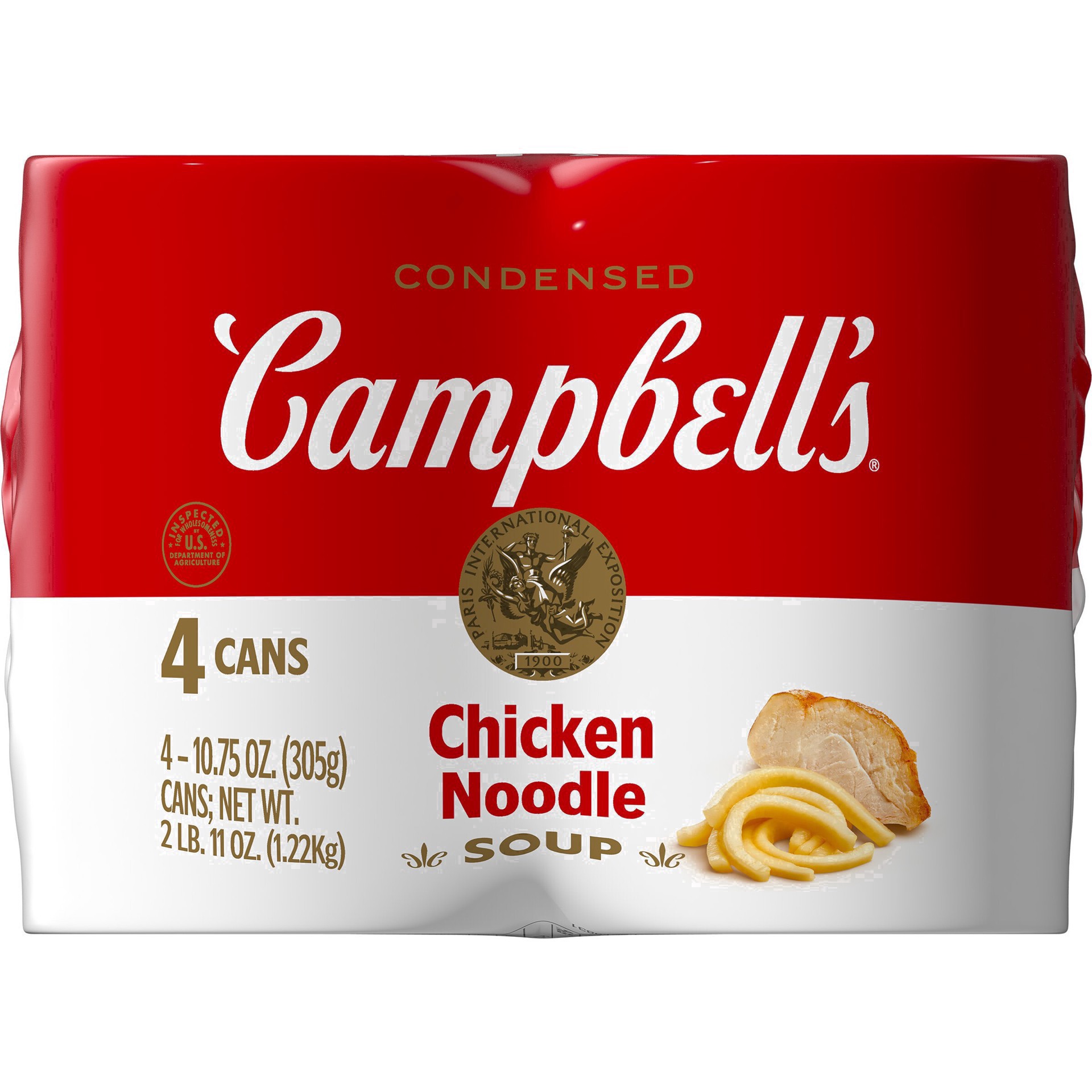 slide 26 of 96, Campbell's Condensed Chicken Noodle Soup (Pack of 4), 10.75 oz