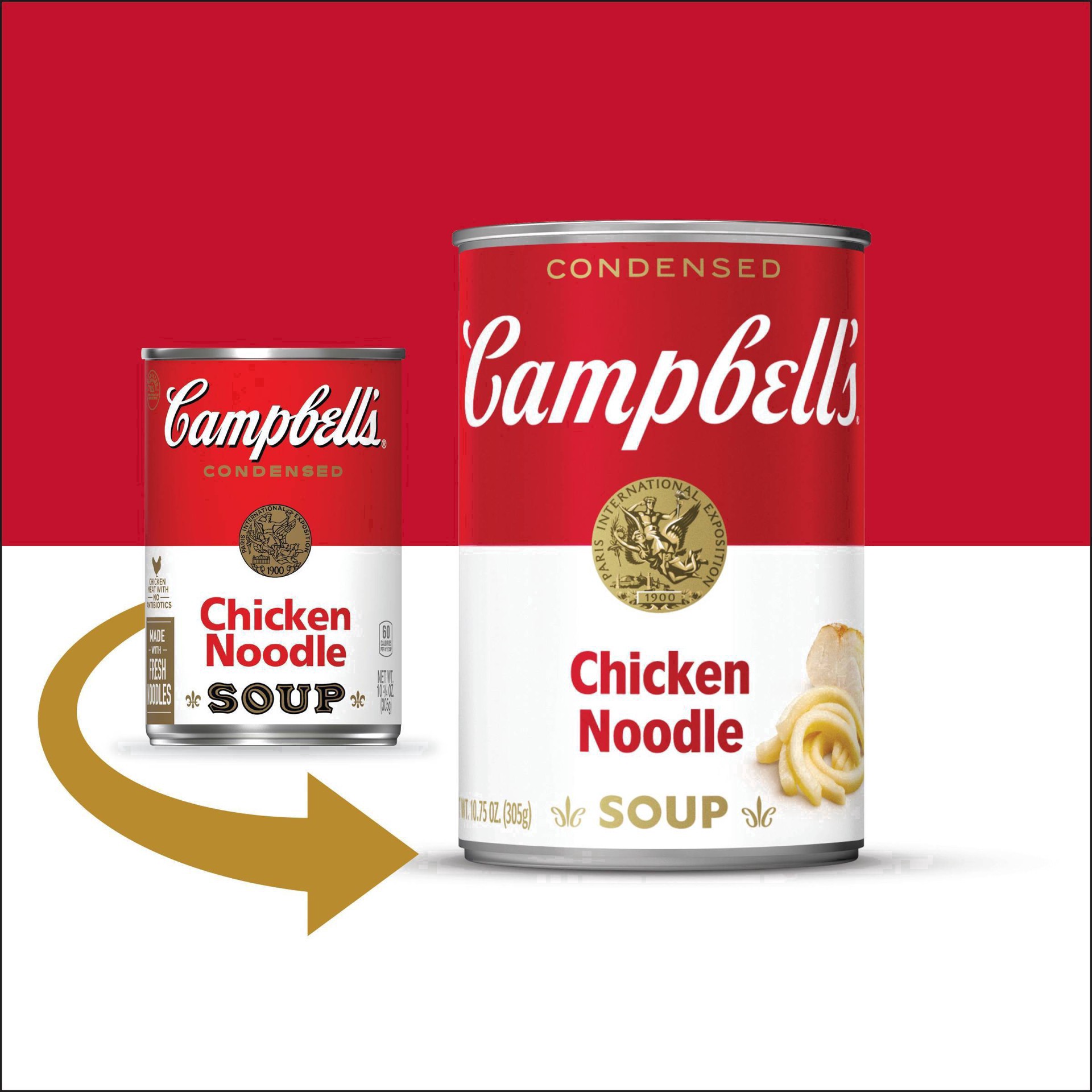 slide 80 of 96, Campbell's Condensed Chicken Noodle Soup (Pack of 4), 10.75 oz