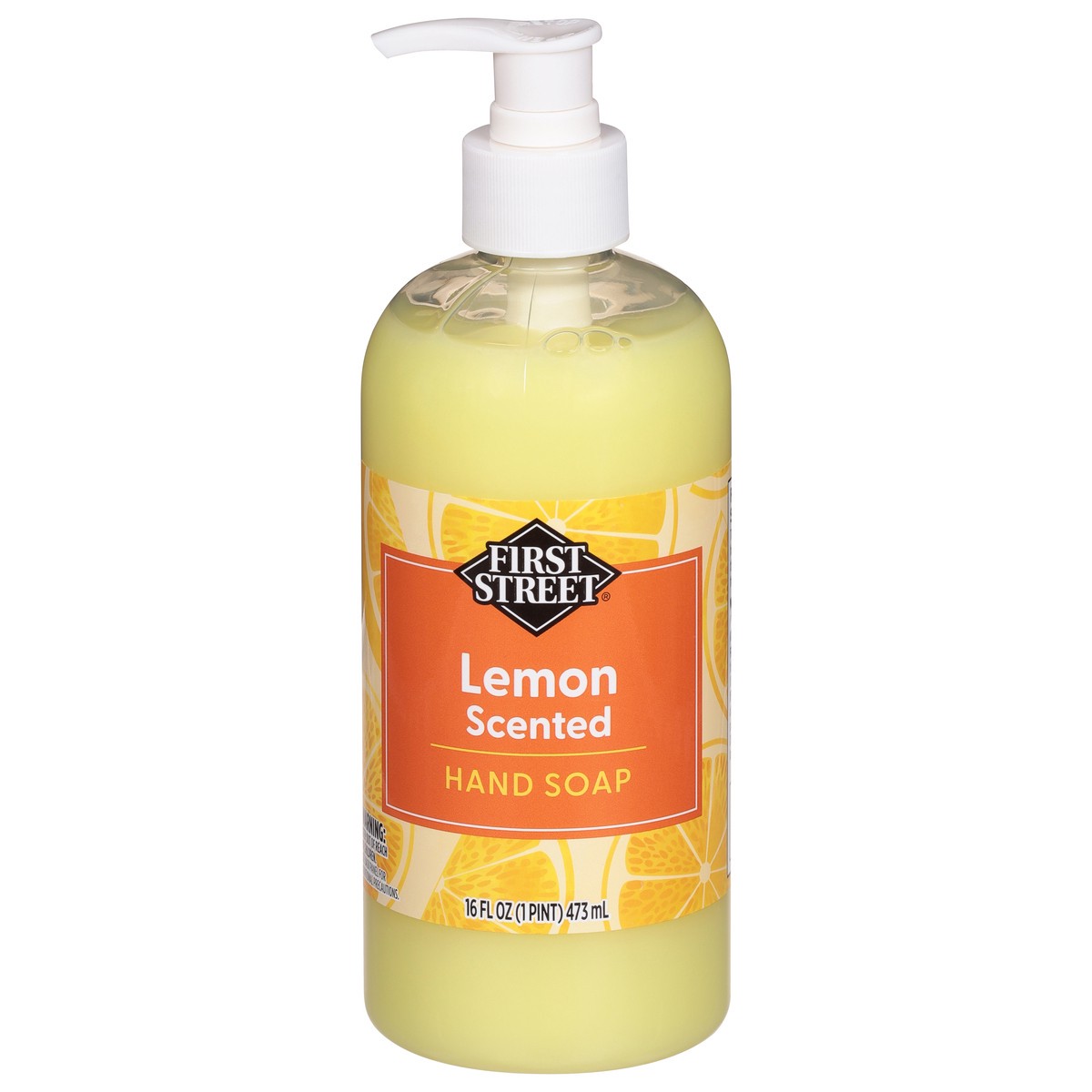 slide 4 of 4, First Street/Iris Lemon Ltn Hand Soap, 16 oz