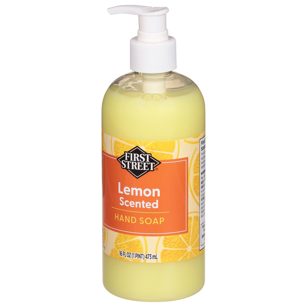 slide 2 of 4, First Street/Iris Lemon Ltn Hand Soap, 16 oz