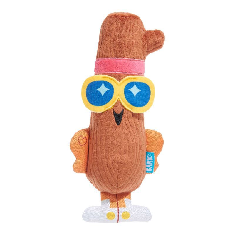 slide 1 of 7, BARK Snack Pack Hunk Stickman Dog Plush Toy, 1 ct