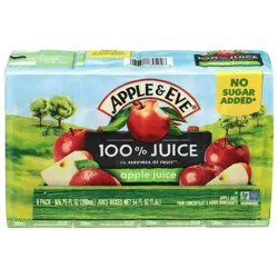 Apple & Eve Apple Fruit Juice - 8pk/6.75 fl oz