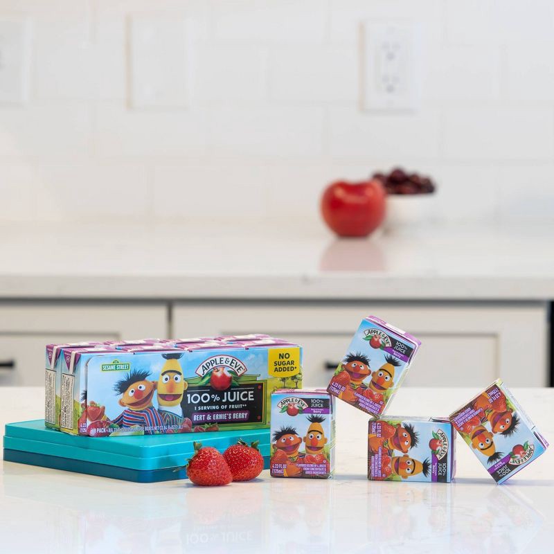 slide 6 of 7, Apple & Eve Sesame Street Bert and Ernie's Berry Fruit Juice - 8pk/4.23 fl oz, 8 ct, 4.23 fl oz