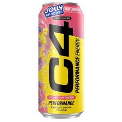 C4 Smart Energy Performance Jolly Rancher Watermelon Energy Drink - 16 fl oz Can