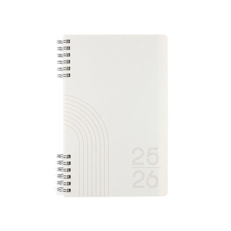slide 2 of 11, Altitude 5"x8" Weekly/Monthly Planner Cream Arch, 1 ct