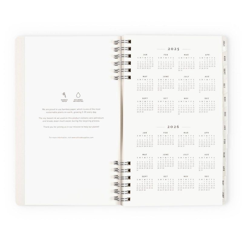 slide 4 of 11, Altitude 5"x8" Weekly/Monthly Planner Cream Arch, 1 ct
