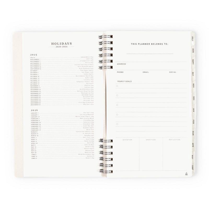slide 5 of 11, Altitude 5"x8" Weekly/Monthly Planner Cream Arch, 1 ct