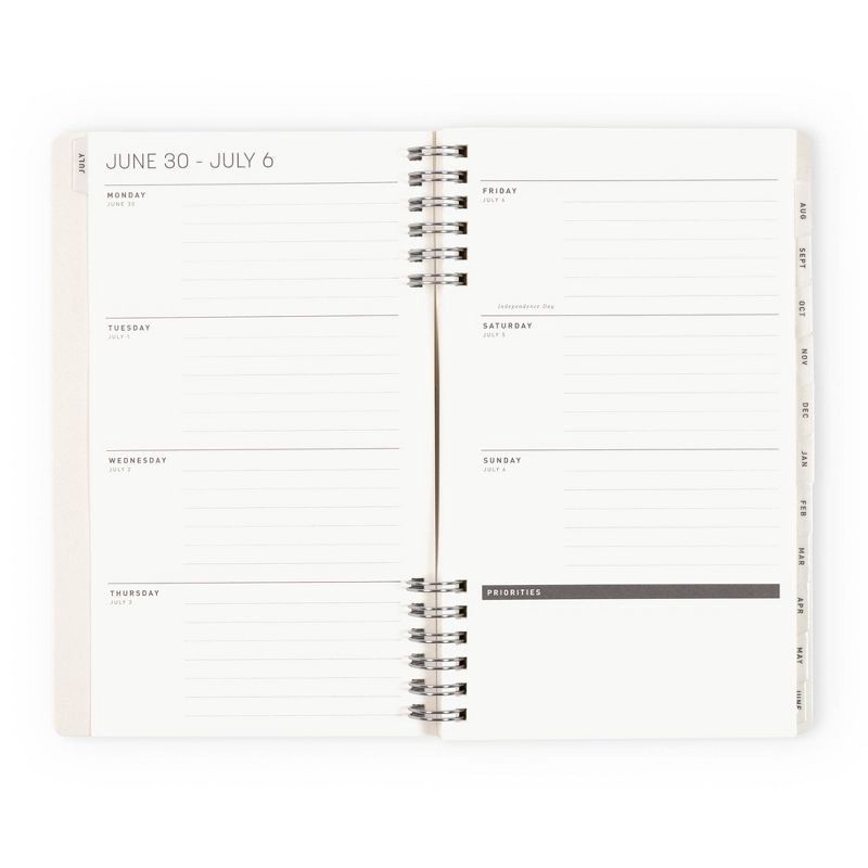 slide 7 of 11, Altitude 5"x8" Weekly/Monthly Planner Cream Arch, 1 ct