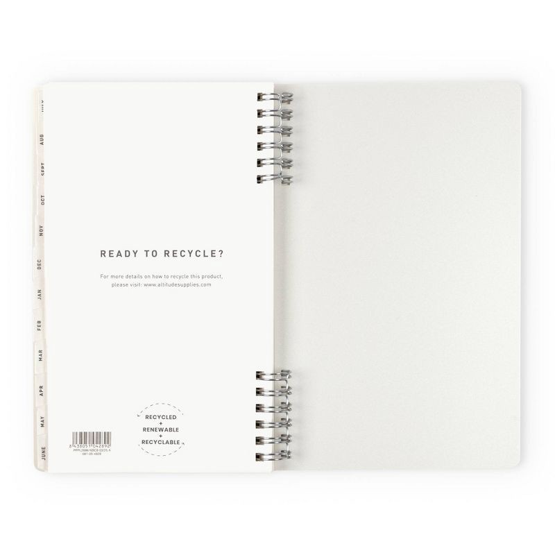 slide 9 of 11, Altitude 5"x8" Weekly/Monthly Planner Cream Arch, 1 ct