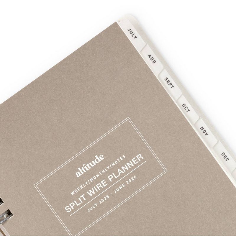 slide 10 of 11, Altitude 5"x8" Weekly/Monthly Planner Cream Arch, 1 ct