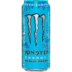 Monster Energy Monster Ultra Blue Hawaiian Sugar Free Energy Drink - 16 fl oz Can
