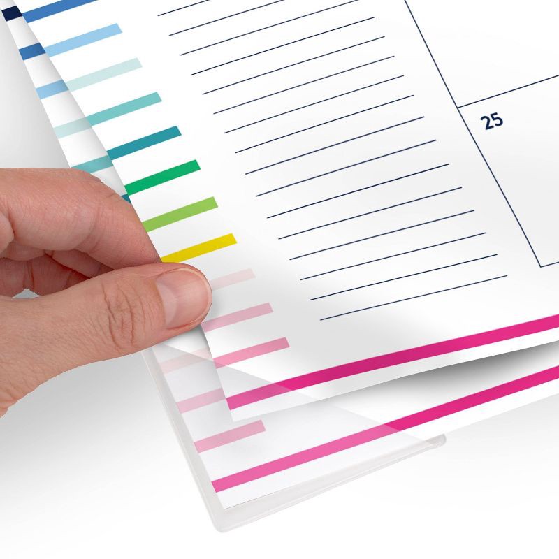 slide 3 of 7, AT-A-GLANCE Emily Ley 2025-2026 22"x17.125" Monthly Desk Pad Happy Stripe, 1 ct