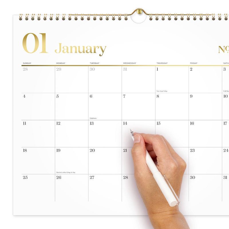 slide 6 of 6, Cambridge 2025-2026 11.875"x14.875" Workstyle Wall Calendar, 1 ct