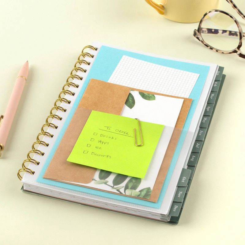 slide 8 of 9, Cambridge 2026 Weekly/Monthly Cherrywood Lane Small Green Floral, 1 ct