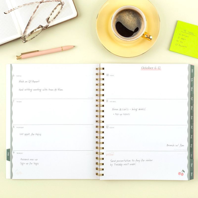 slide 2 of 9, Cambridge 2026 Weekly/Monthly Cherrywood Lane Large Stripe, 1 ct