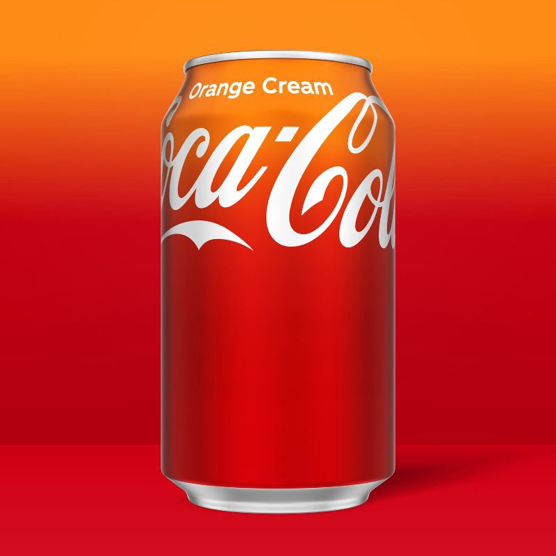 slide 3 of 8, Coca-Cola Orange Cream Soda - 12pk/12 fl oz Cans, 12 ct; 12 fl oz