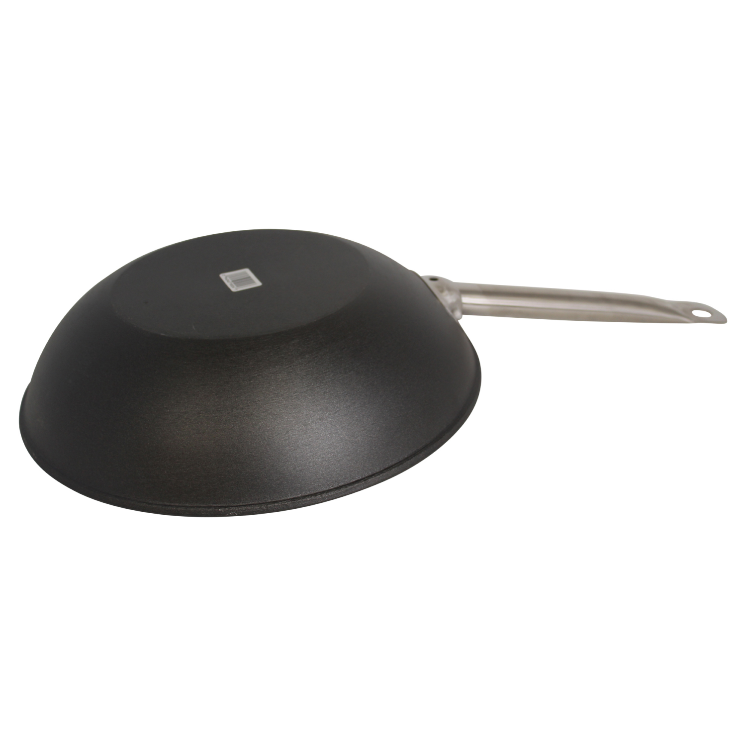 slide 2 of 3, Imusa USA Light Cast Iron Wok Pre-seasoned Non-Stick with Stainless Steel Handles Cookware, Black, 12", 1 ct