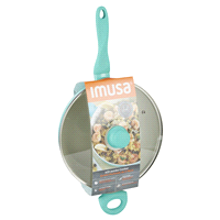 slide 3 of 29, IMUSA USA IMU-30053 Forged Teal Jumbo Cooker with Ceramic Nonstick, 4 qt