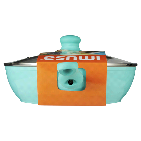 slide 18 of 29, IMUSA USA IMU-30053 Forged Teal Jumbo Cooker with Ceramic Nonstick, 4 qt