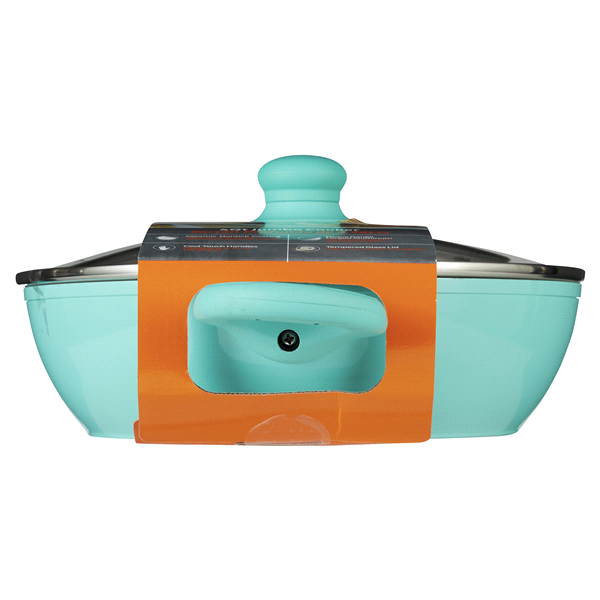 slide 29 of 29, IMUSA USA IMU-30053 Forged Teal Jumbo Cooker with Ceramic Nonstick, 4 qt