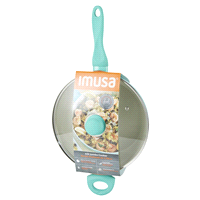 slide 8 of 29, IMUSA USA IMU-30053 Forged Teal Jumbo Cooker with Ceramic Nonstick, 4 qt
