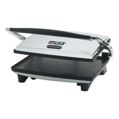 slide 1 of 1, IMUSA Silver Electric Panini/Sandwich Press, 1 ct