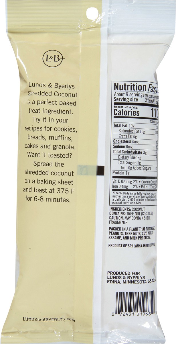 slide 9 of 13, Lunds & Byerlys Shredded Coconut 5 oz, 5 oz