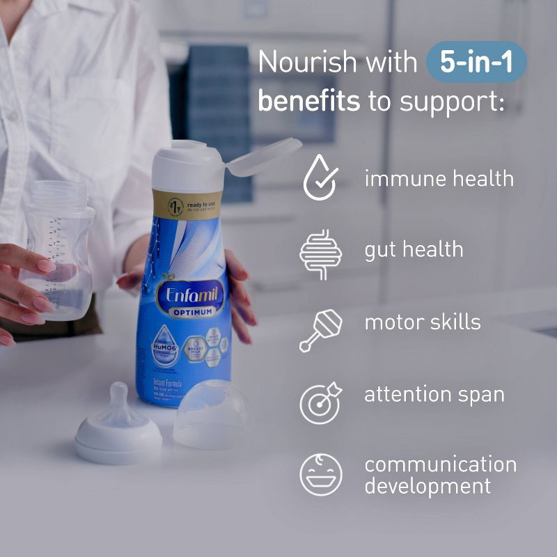 slide 7 of 11, Enfamil Optimum Enspire Ready to Feed Infant Formula - 32 fl oz, 32 fl oz