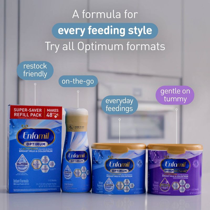 slide 9 of 11, Enfamil Optimum Enspire Ready to Feed Infant Formula - 32 fl oz, 32 fl oz