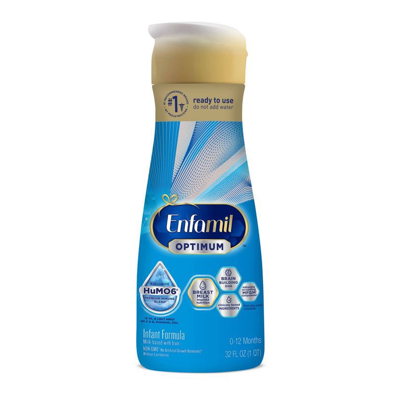 slide 1 of 11, Enfamil Optimum Enspire Ready to Feed Infant Formula - 32 fl oz, 32 fl oz