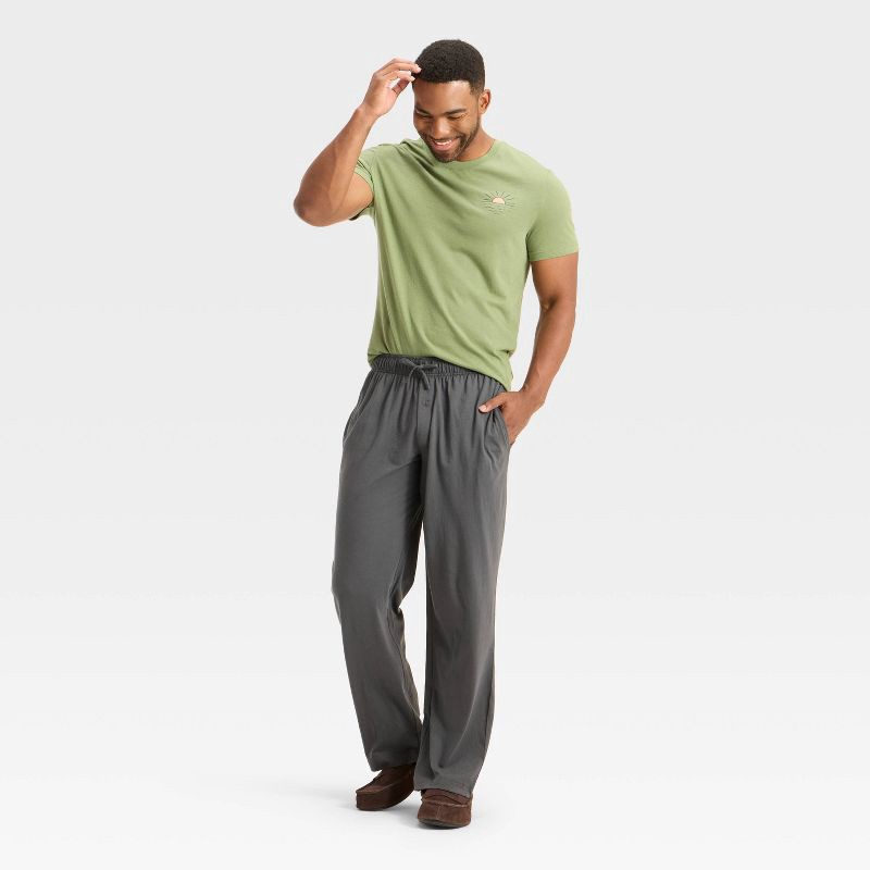 slide 3 of 3, Men's Sunset Short Sleeve Pajama Set - Goodfellow & Co™ Green XL, 1 ct