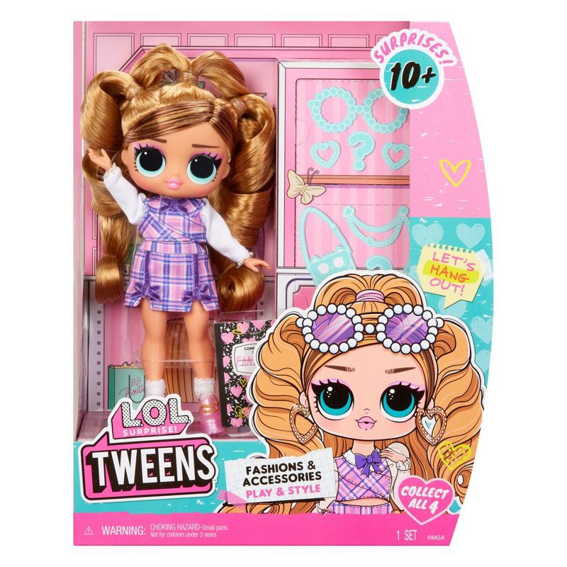 slide 1 of 8, L.O.L. Surprise! Tweens Core Doll - Fancy Girl: Fashion Doll with Removable Clothes, Accessories, Curly Brown Hair, 1 ct