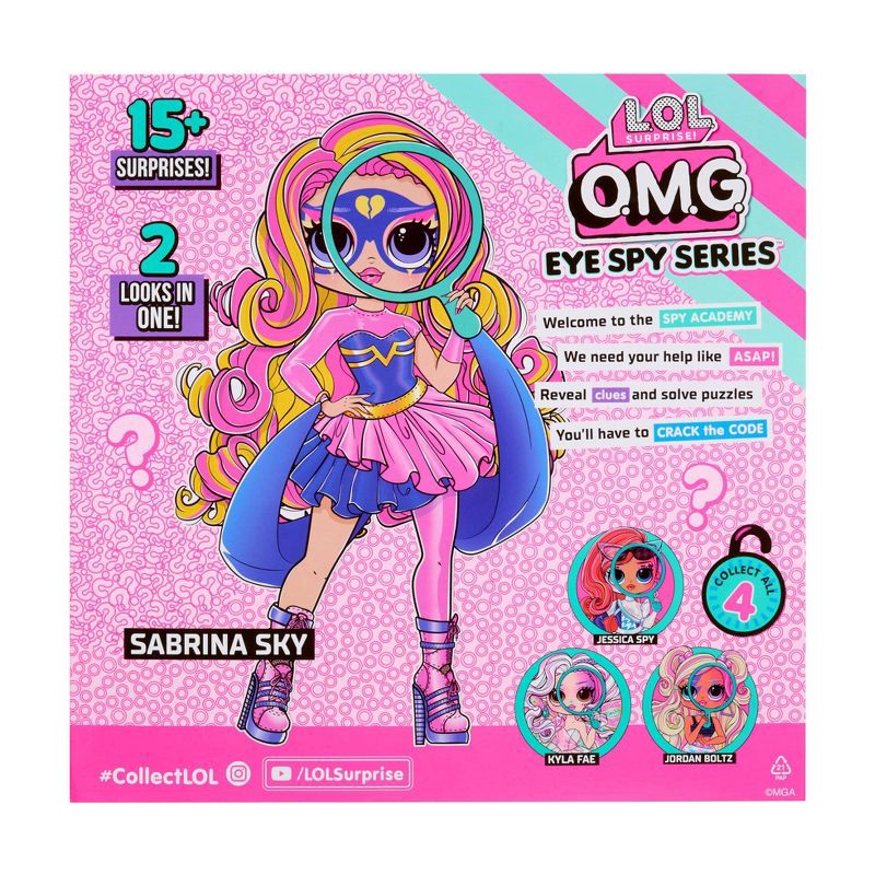 slide 4 of 9, L.O.L. Surprise! OMG Eye Spy Series Superhero Doll: Articulated Fashion Figure with Removable Clothes & Accessories, 1 ct