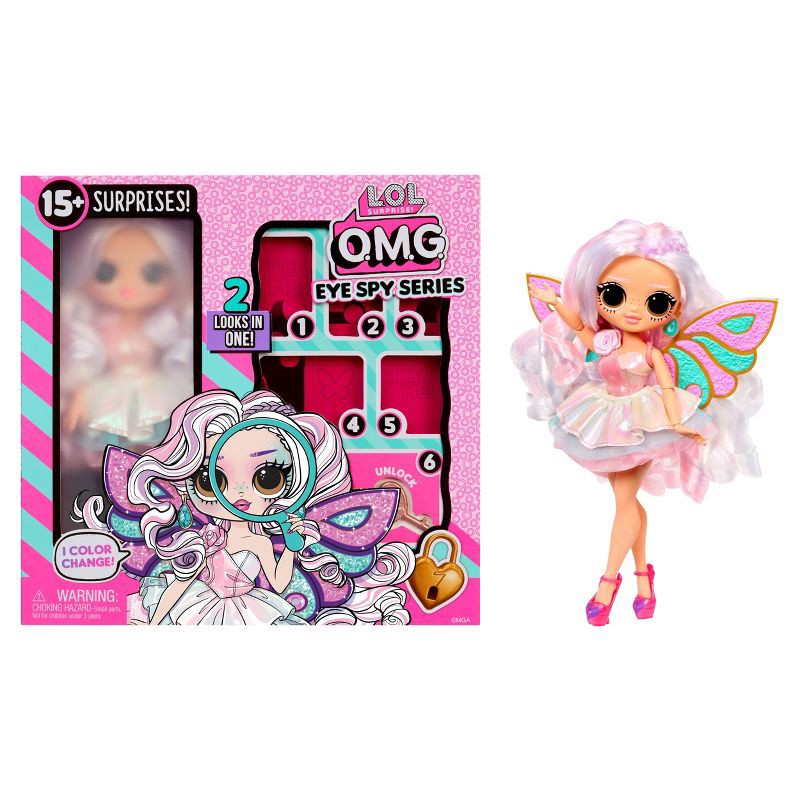 slide 1 of 9, L.O.L. Surprise! OMG Eye Spy Series Fairy Doll, 1 ct