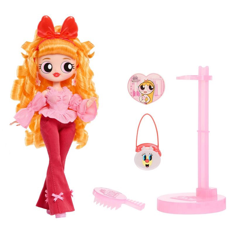 slide 2 of 5, L.O.L. Surprise! OMG The Powerpuff Girls Doll - Blossom: Curly Orange Hair, Articulated Fashion Figure, Removable Clothes, 1 ct