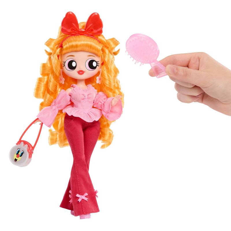 slide 3 of 5, L.O.L. Surprise! OMG The Powerpuff Girls Doll - Blossom: Curly Orange Hair, Articulated Fashion Figure, Removable Clothes, 1 ct
