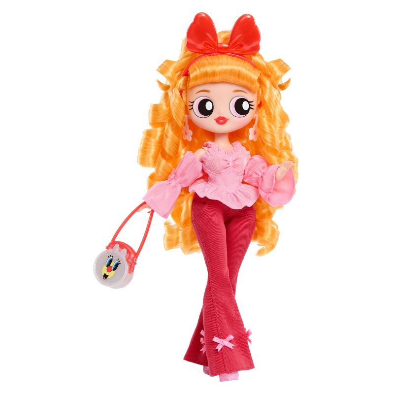 slide 4 of 5, L.O.L. Surprise! OMG The Powerpuff Girls Doll - Blossom: Curly Orange Hair, Articulated Fashion Figure, Removable Clothes, 1 ct