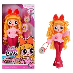 L.O.L. Surprise! OMG The Powerpuff Girls Doll - Blossom: Curly Orange Hair, Articulated Fashion Figure, Removable Clothes