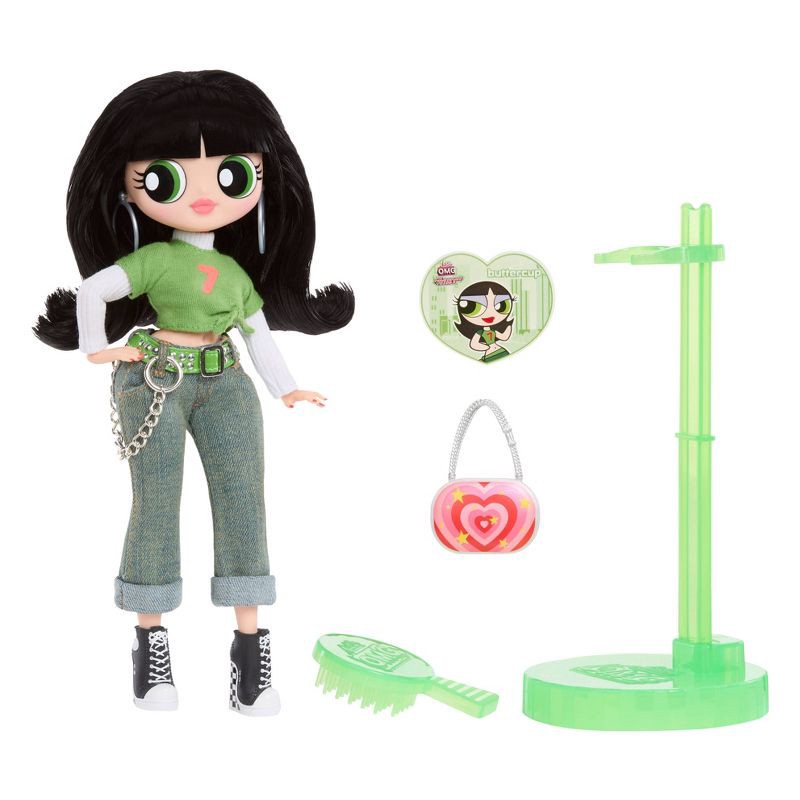 slide 3 of 7, L.O.L. Surprise! OMG The Powerpuff Girls Doll - Buttercup: Articulated Fashion Figure, Includes Accessories, 1 ct