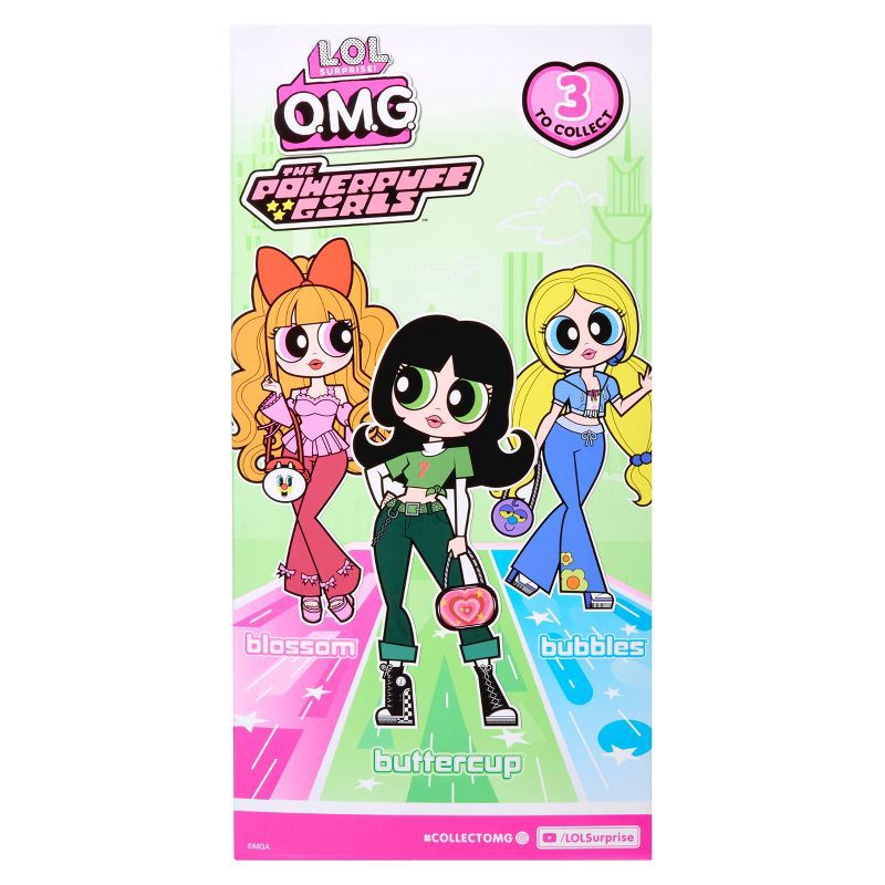 slide 7 of 7, L.O.L. Surprise! OMG The Powerpuff Girls Doll - Buttercup: Articulated Fashion Figure, Includes Accessories, 1 ct