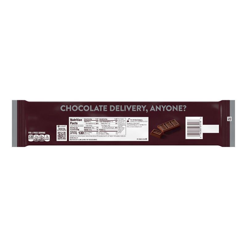 slide 5 of 7, Hershey's Milk Chocolate Snack Size Candy Bars - 5.4oz/12ct, 5.4 oz, 12 ct