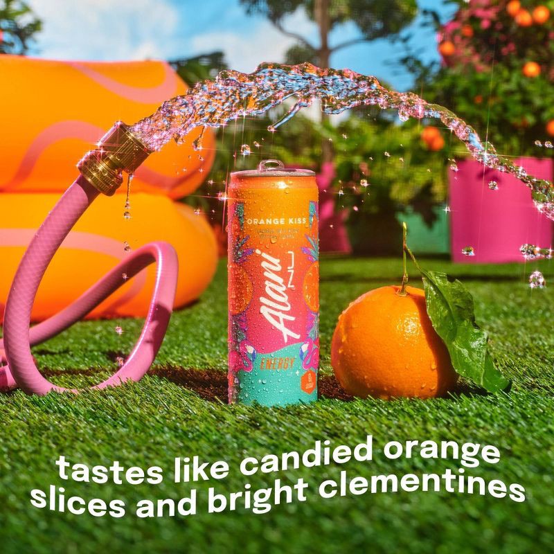 slide 4 of 6, Alani Nu Orange Kiss Energy Drink - 6pk/12 fl oz Cans, 6 ct; 12 fl oz